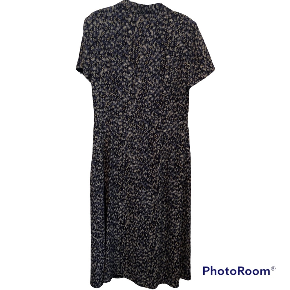 EUC Talbots 14P Faux Wrap Midi Dress - Picture 2 of 7